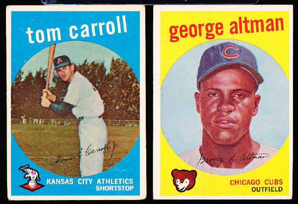 1959 Topps Bb- 5 Diff. Hi#’s