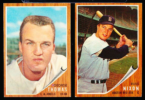 1962 Topps Bb- 6 Diff. Hi#’s