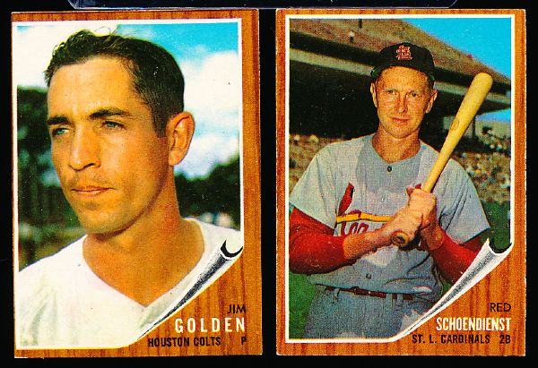 1962 Topps Bb- 5 Diff. Hi#’s