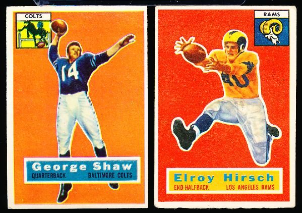 1956 Topps Fb- 6 Cards