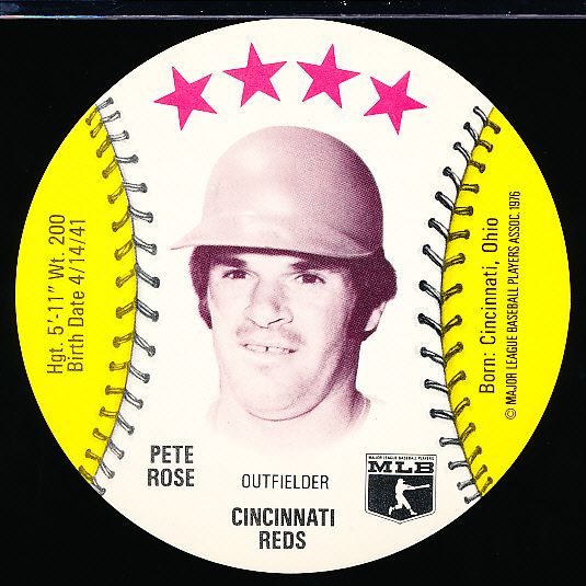 1976 Carousel Ice Cream Bsbl. Discs- 95 Asst. Discs