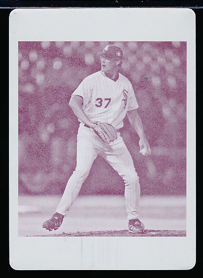 2007 Topps Bsbl. “Printing Plate Magenta” #224 Matt Thornton, White Sox- 1 of 1