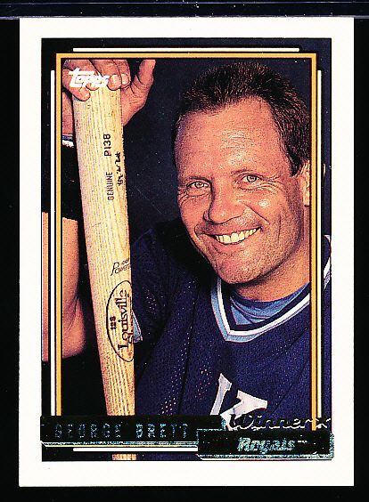 1992 Topps Bb- #620 George Brett, Royals- 125 Cards