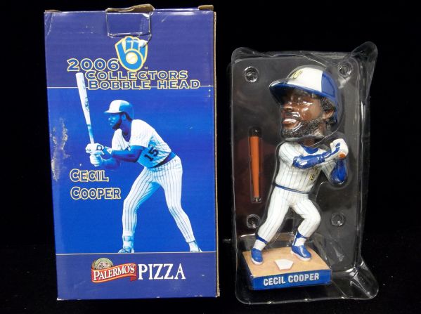 2006 BD & A Stadium Give-Away Bobble Head- Cecil Cooper, Brewers