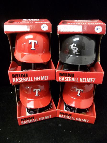 Riddell Mini Plastic Batting Helmets- 4 Asst.