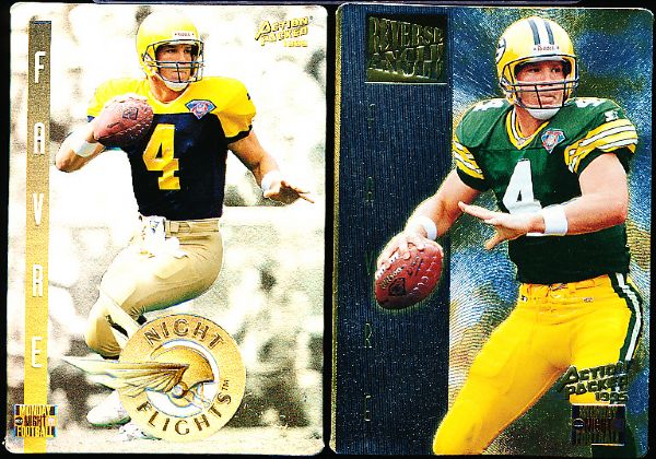 1995 Action Packed Monday Night Ftbl.- 2 Diff. Inserts