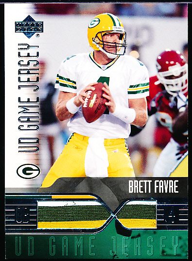 2004 Upper Deck Ftbl.- “Game Jerseys”- #BF-GJ Brett Favre, Packers