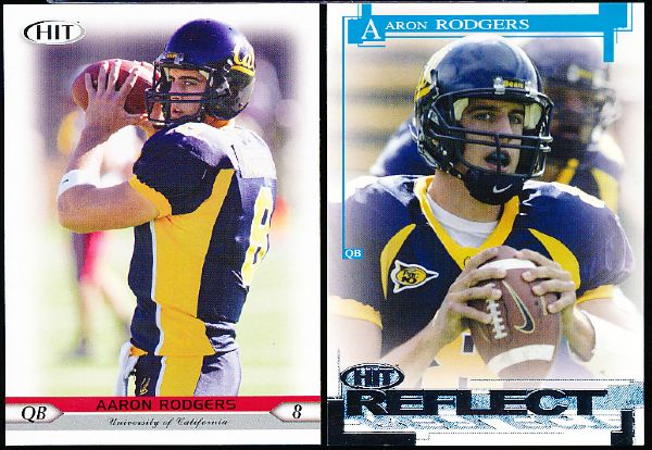 2005 Aaron Rodgers Rookie Year Cards- 8 Asst.