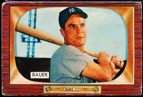 1955 Bowman Bb- #246 Hank Bauer,  Yankees- Hi# 
