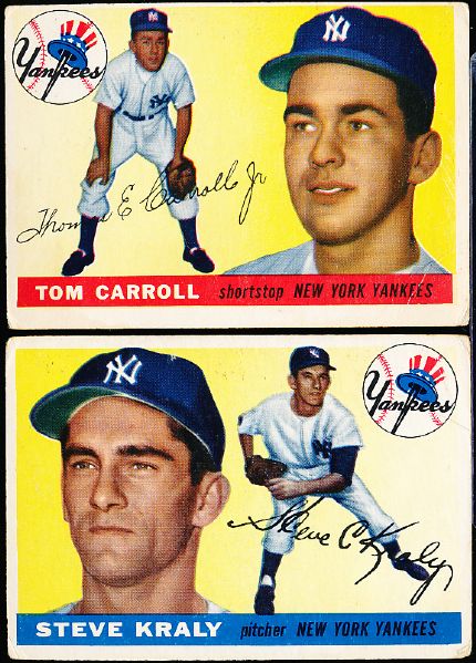 1955 Topps Bb- 5 Diff.