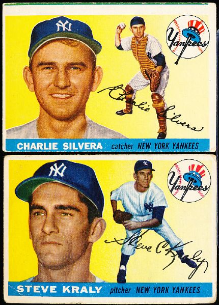 1955 Topps Bb- 4 Diff.
