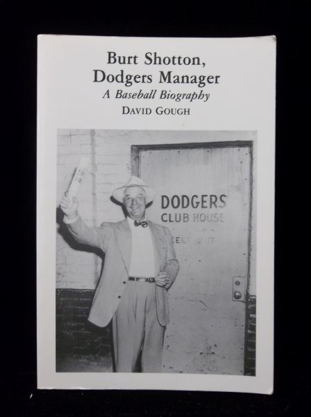 1994 Burt Shotton, Dodgers Manager, by David Gough- Autographed by Gough