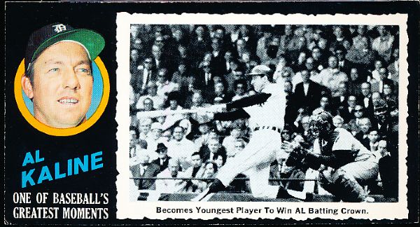 1971 Topps Baseball Greatest Moments- #19 Al Kaline, Tigers