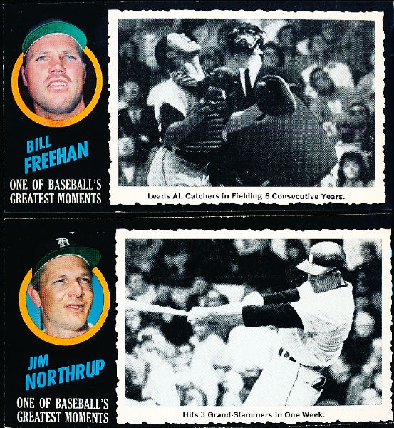 1971 Topps Baseball Greatest Moments- 2 Tigers