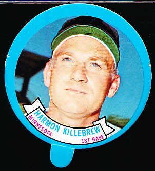 1973 Topps Baseball Candy Lids- Harmon Killebrew, Twins