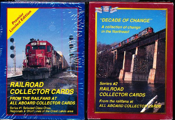 1991-92 All Aboard Cards “Railroad Collector Cards” Non-Sports- 1 Complete Factory Set of Series 1 & Series 2