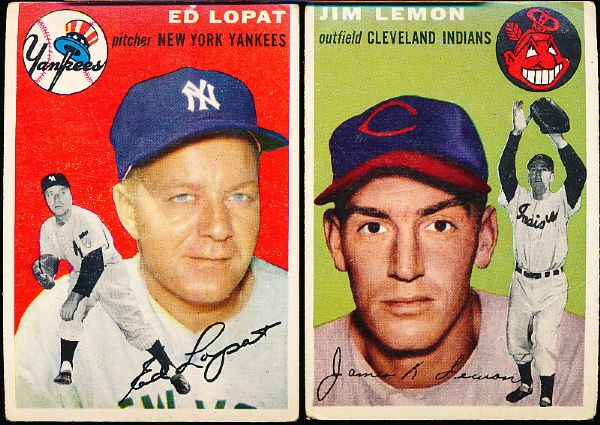 1954 Topps Bb- 14 Diff.