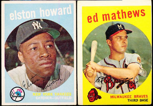 1959 Topps Bb- 6 Diff.