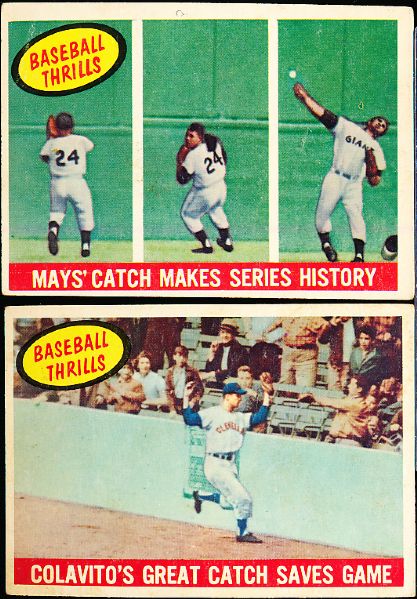 1959 Topps Bb- 9 Baseball Thrills