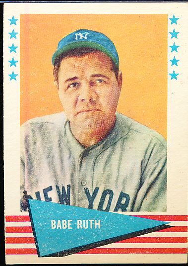 1961 Fleer Bb Greats- #75 Babe Ruth