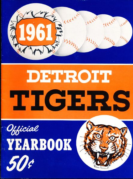 1961 Detroit Tigers Official Bsbl. Yearbook