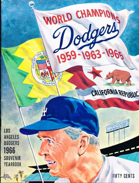 1966 Los Angeles Dodgers Official Bsbl. Yearbook