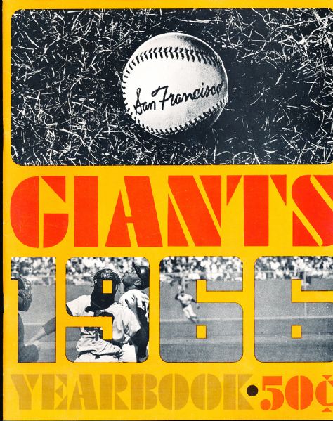 1966 San Francisco Giants Official Bsbl. Yearbook