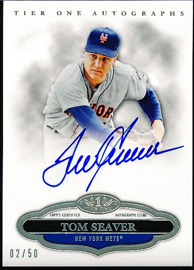 2013 Topps Five-Star Bsbl. “Tier One Autograph” #TS Tom Seaver, Mets- #2/50!