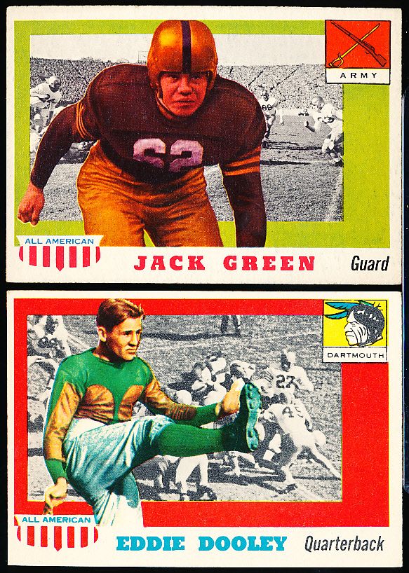 Lot Detail 1955 Topps All American Football 2 Cards