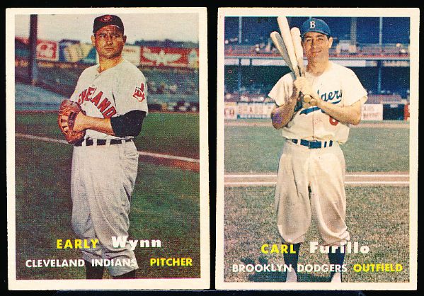 1957 Topps Bb- 10 Diff.
