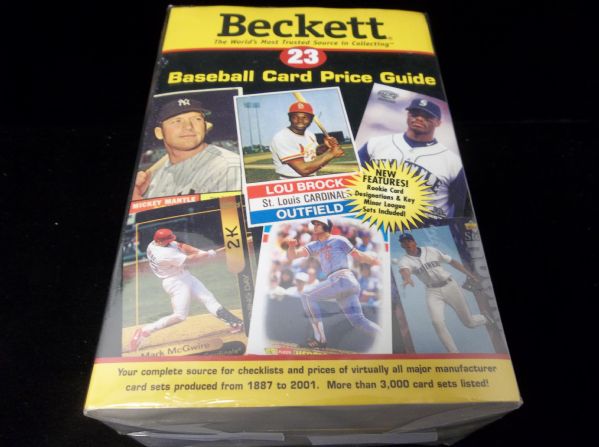 2001 Beckett Baseball Yearly Price Guide #23- 2 Guides