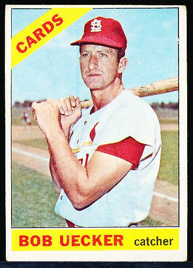 1966 T Bb- #91 Bob Uecker- 2 Cards- Both With Trade Statement