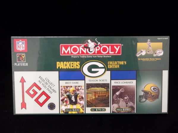 NEW SEALED 2003 NFL Green Bay Packers buy Collector's Edition Monopoly Board Game