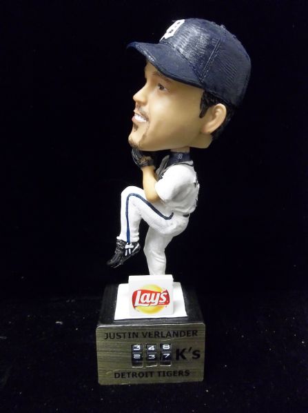 Justin Verlander Alexander Global Promotions Stadium Give-Away “K Counter” Base Bobble Head