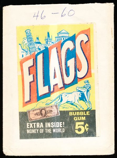 1956 Topps “Flags of the World” Non-Sport “Test” Wrapper