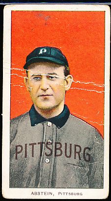 1909-11 T206 Bb- Abstein, Pitt- Sweet Caporal 350 back.