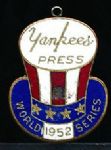 1952 New York Yankees World Series- Press Charm