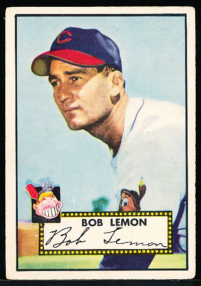 1952 Topps Baseball- # 268 Bob Lemon, Indians