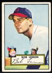 1952 Topps Baseball- # 268 Bob Lemon, Indians