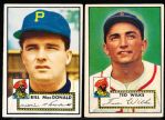 1952 Topps Baseball- 2 Pirates