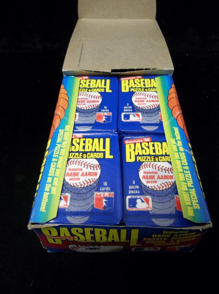 1986 Donruss Baseball- 35 Unopened Wax Packs in Original Display Box