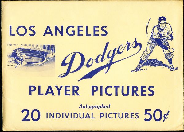 1972? LA Dodgers Team Issued- 20 Card Set with Original Envelope