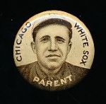 1910-12 P2 Sweet Caporal Baseball Pin- Parent, White Sox