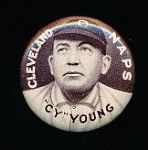 1910-12 P2 Sweet Caporal Baseball Pin- Cy Young (C on Cap)