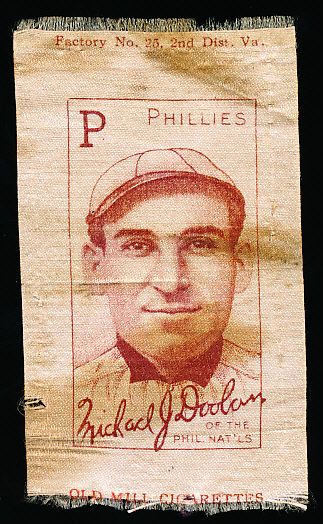 1910-11 S74 Silk- Colored- Doolan, Phillies