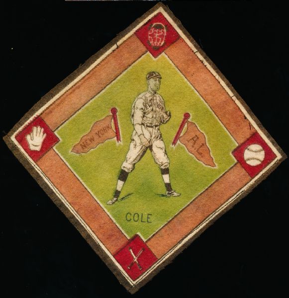 1914 B18 Blanket- Cole, New York AL- Green Infield