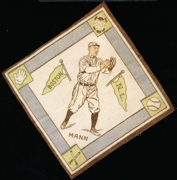 1914 B18 Blanket- Mann, Boston NL- White Infield