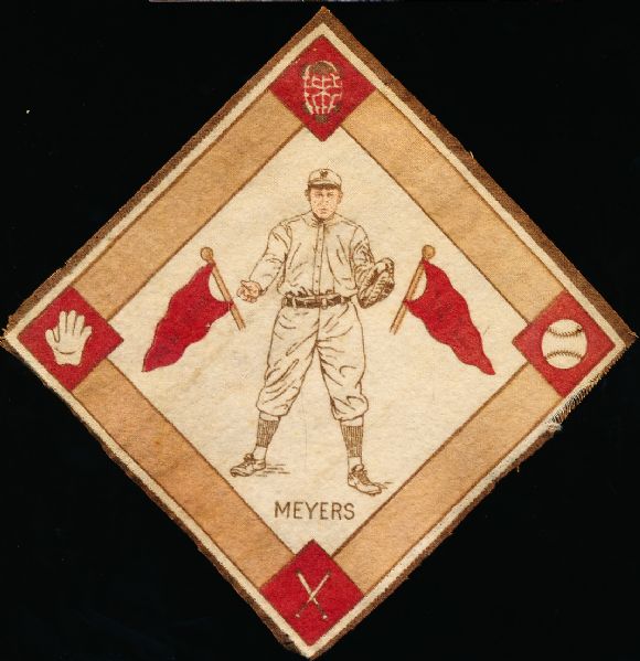 1914 B18 Blanket- Meyers, New York NL- Brown Base Paths