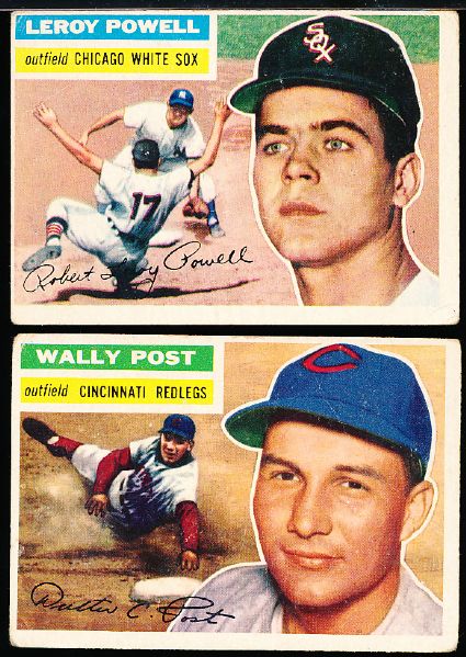 1956 Topps Bb- 10 Diff.