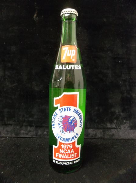 1979 7-Up Indiana State Sycamores NCAA Finalist 16 FL. Oz. Full Bottle